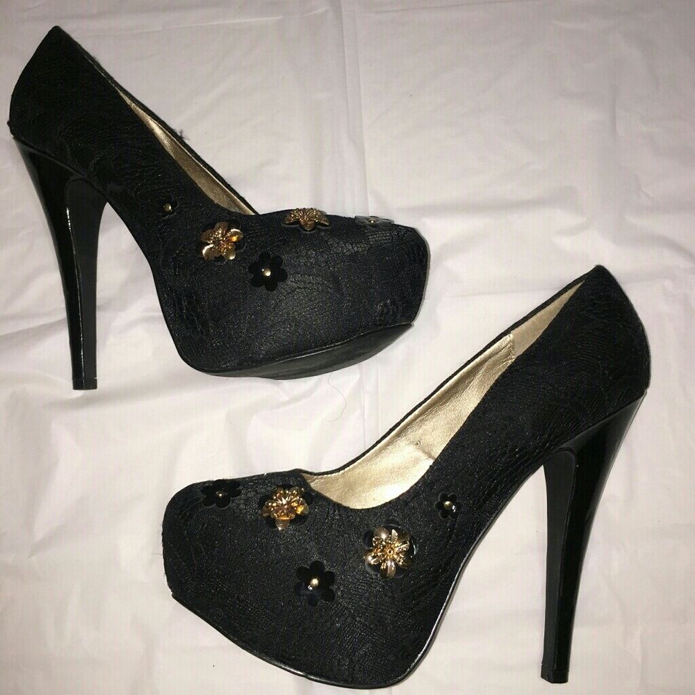 High heel shoes